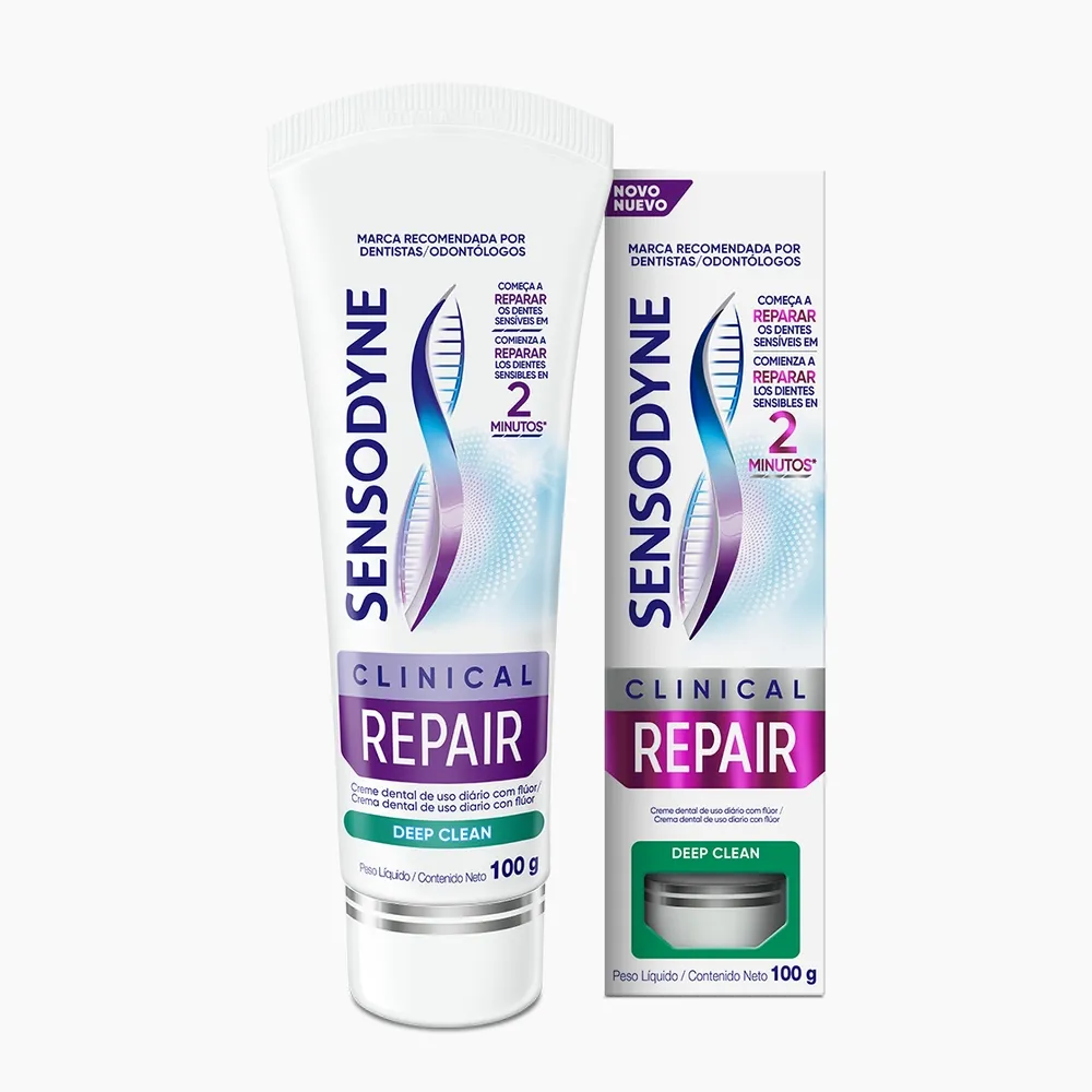 Sensodyne Creme Dental Clinical Repair Dentes Sensíveis 100g