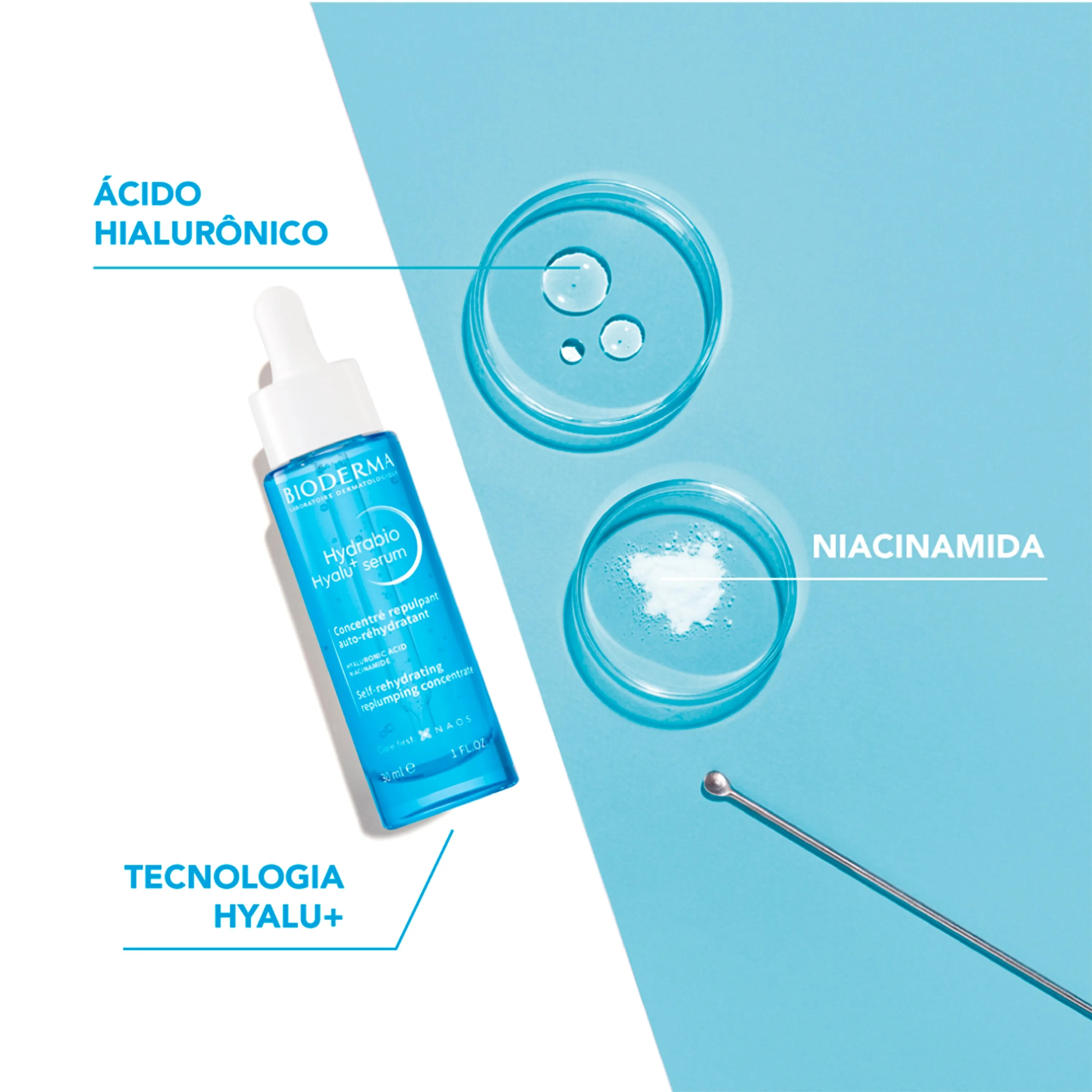 Sérum Bioderma Hydrabio Hyalu+ Anti Idade Concentrado Preenchedor 30ml — foto 6