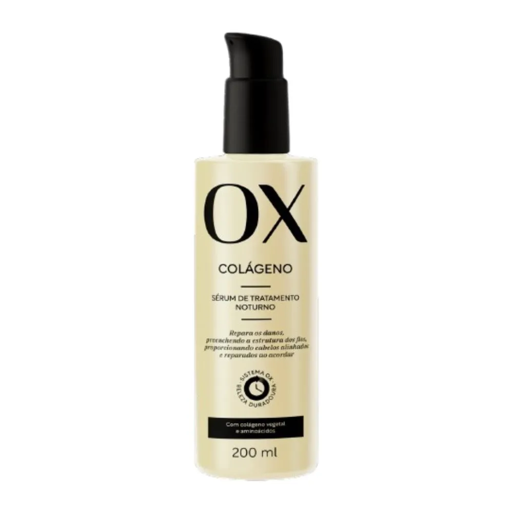 Sérum Capilar Noturno OX Colágeno 200ml