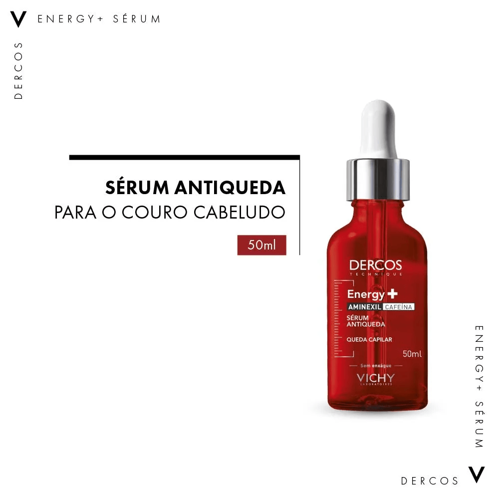 Sérum Capilar Vichy Dercos Energy+ Antiqueda Aminexil e Cafeína 50ml — foto 5