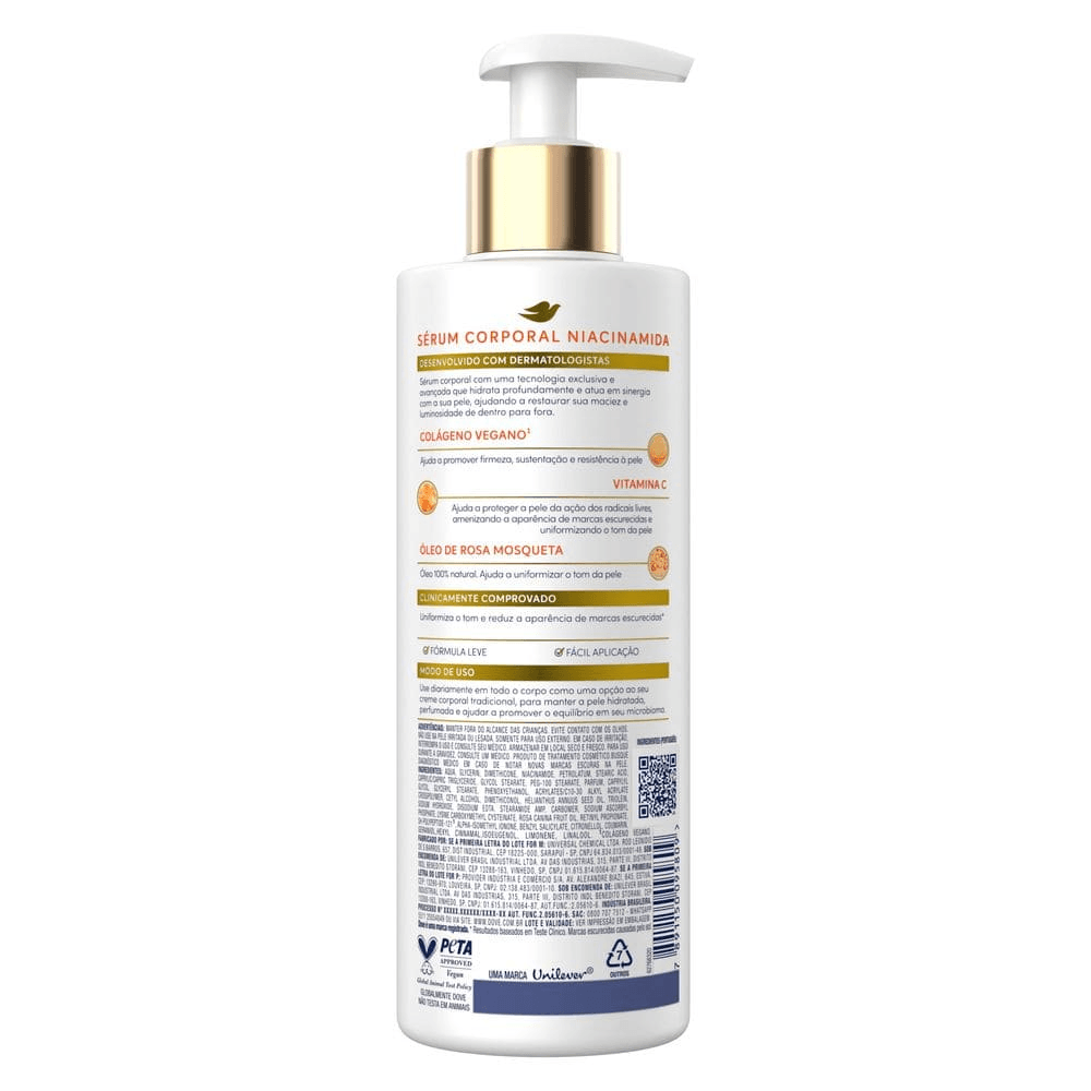Sérum Corporal Dove com Niacinamida Uniformizador 380ml — foto 2