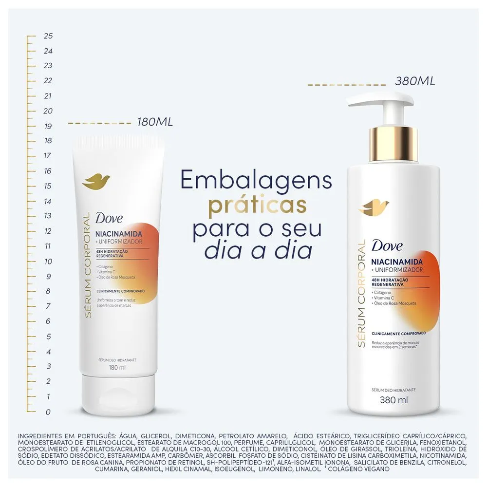 Sérum Corporal Dove com Niacinamida Uniformizador 380ml — foto 6