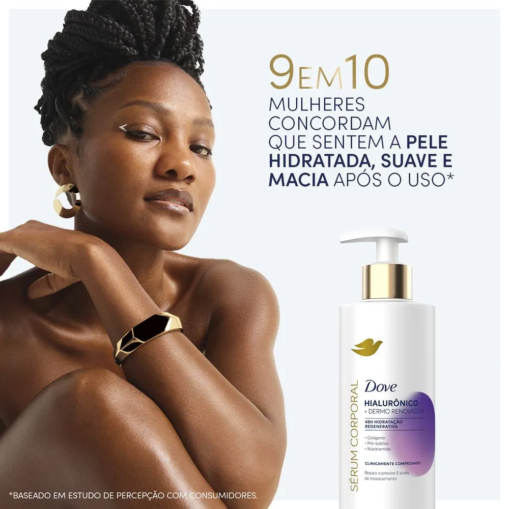 Sérum Corporal Dove Hialurônico + Dermo Renovador 380ml — foto 3