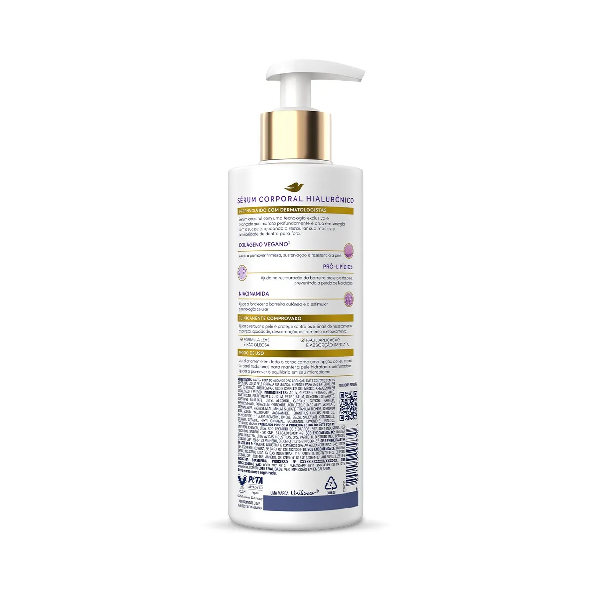 Sérum Corporal Dove Hialurônico + Dermo Renovador 380ml — foto 2