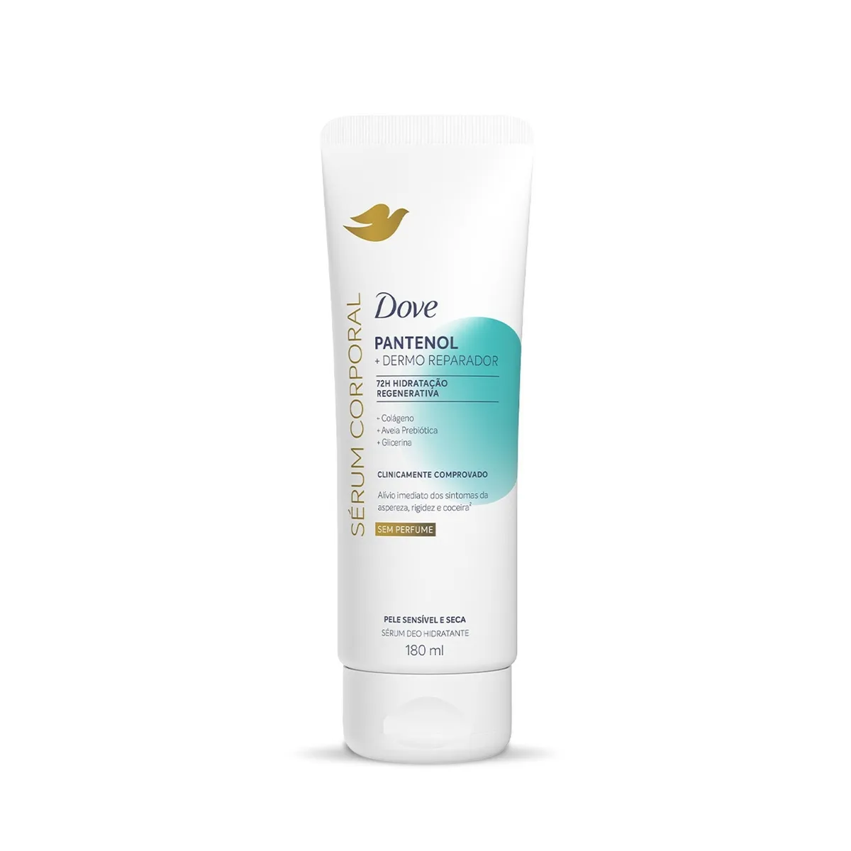 Sérum Dove Hidratante Corporal sem Perfume Pantenol + Dermo Reparador 180ml