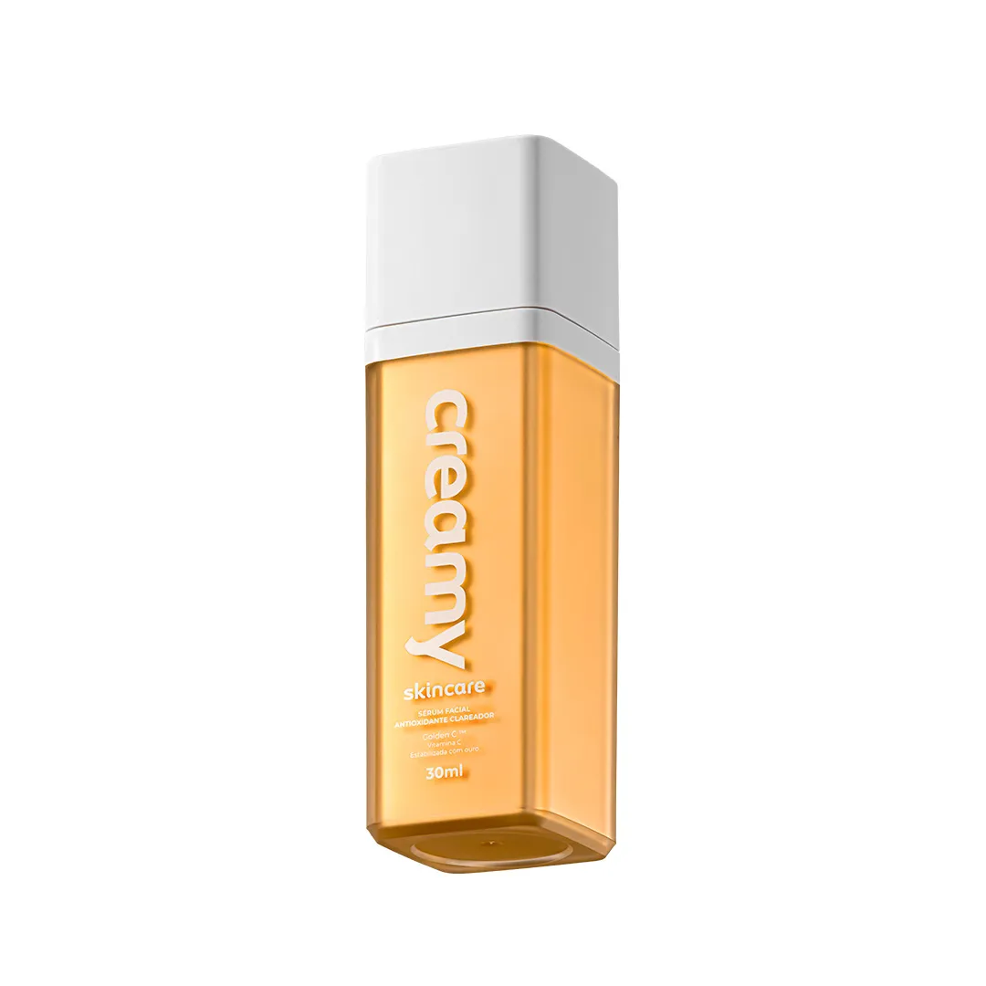Sérum Facial Antioxidante Creamy Clareador Vitamina C Gold 30ml