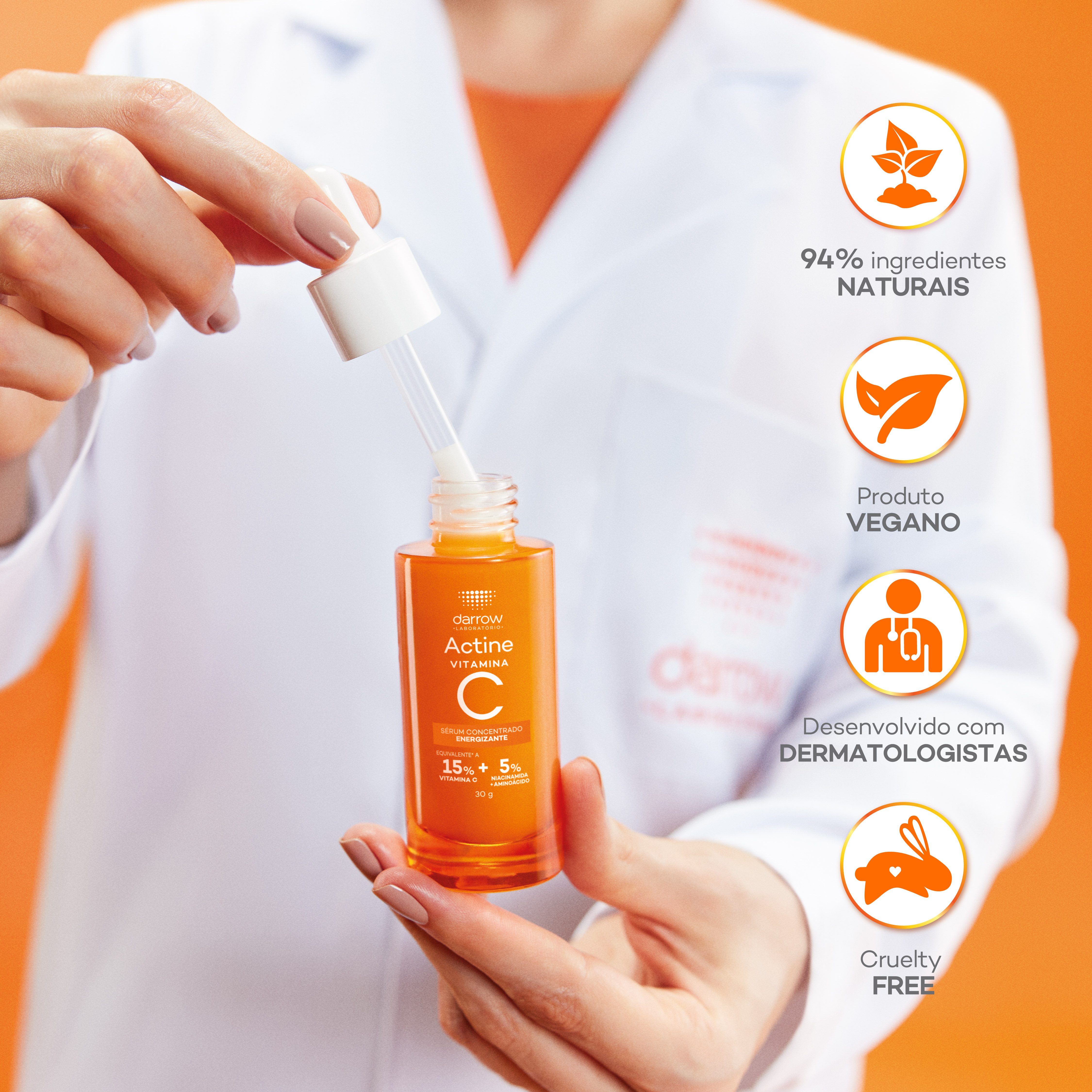 Sérum Facial Darrow Actine com Vitamina C 30g — foto 6