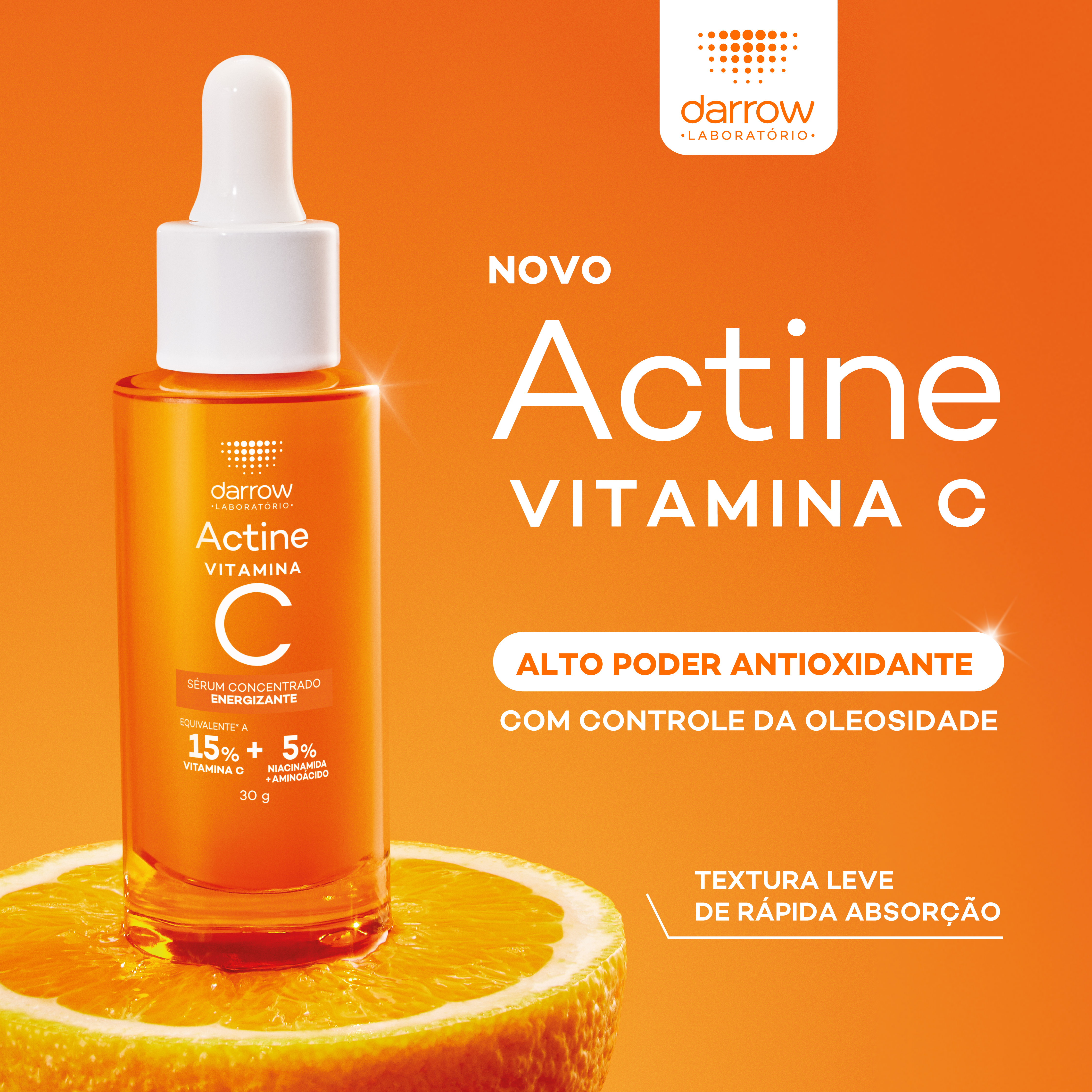 Sérum Facial Darrow Actine com Vitamina C 30g — foto 3
