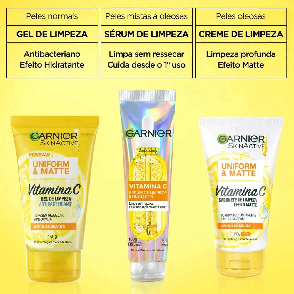 Sérum Facial Garnier Vitamina C Limpeza Iluminador 100g — foto 10