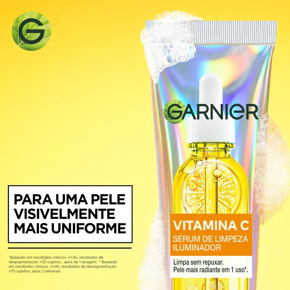 Sérum Facial Garnier Vitamina C Limpeza Iluminador 100g — foto 2