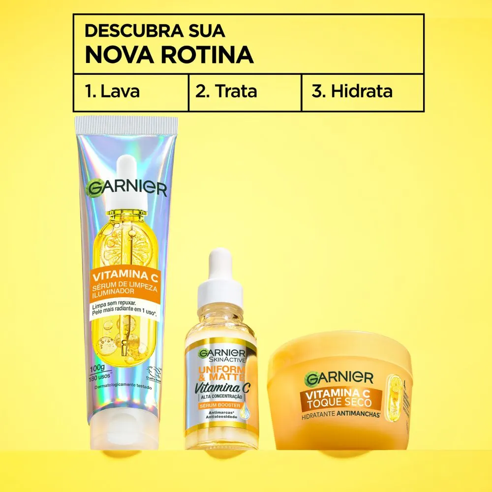 Sérum Facial Garnier Vitamina C Limpeza Iluminador 100g — foto 9