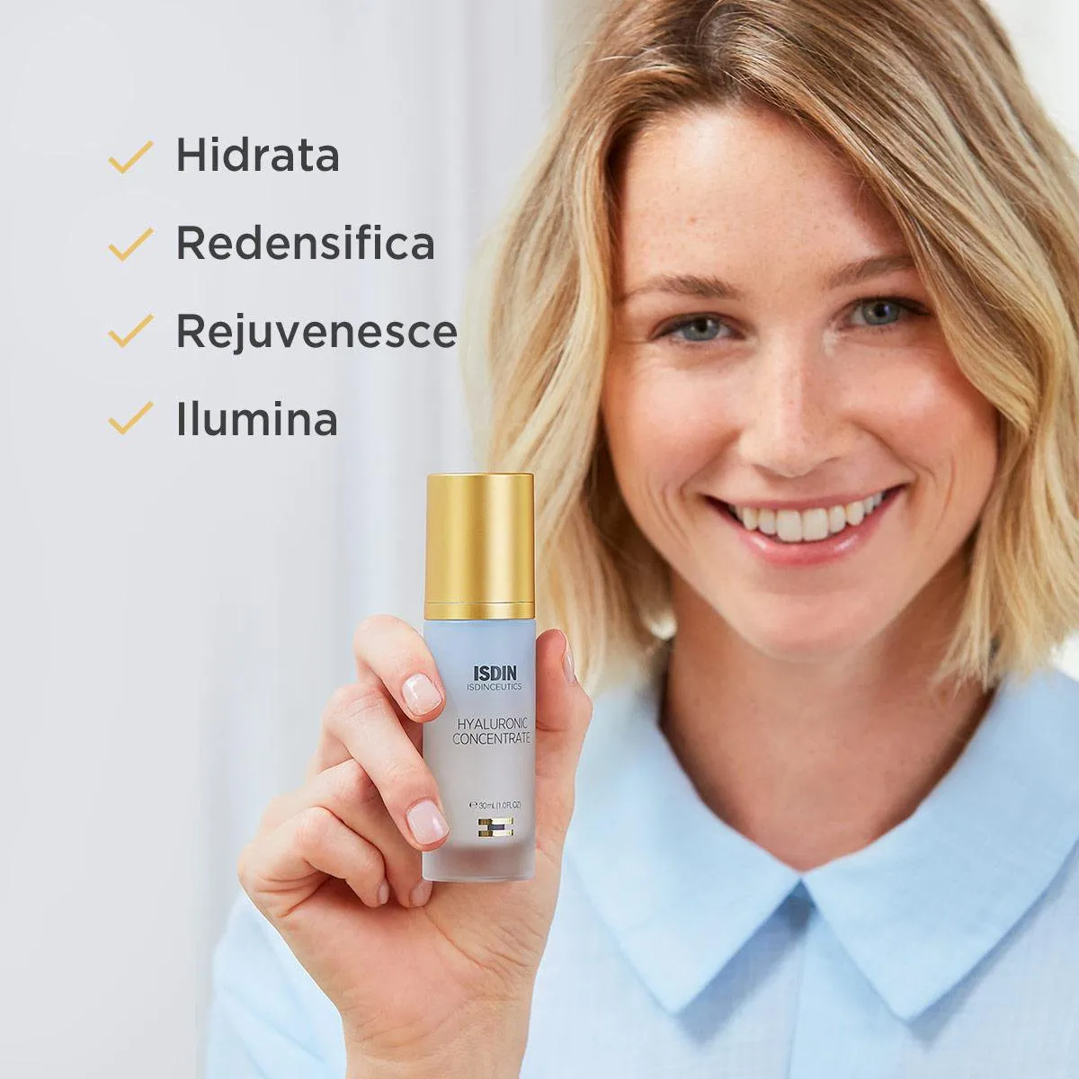Sérum ISDIN ISDINceutics Hyaluronic Concentrate Anti Idade 30ml — foto 7