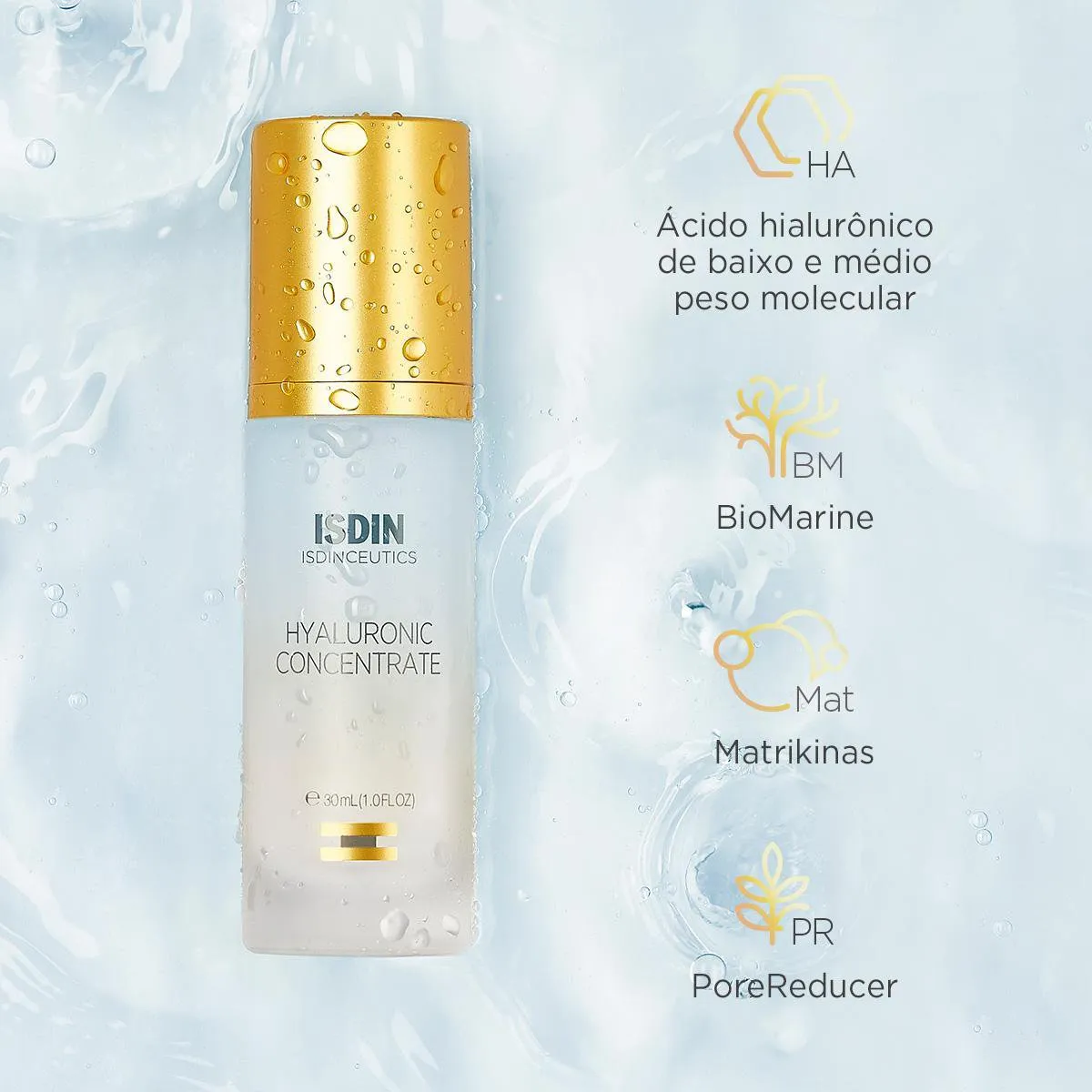 Sérum ISDIN ISDINceutics Hyaluronic Concentrate Anti Idade 30ml — foto 5