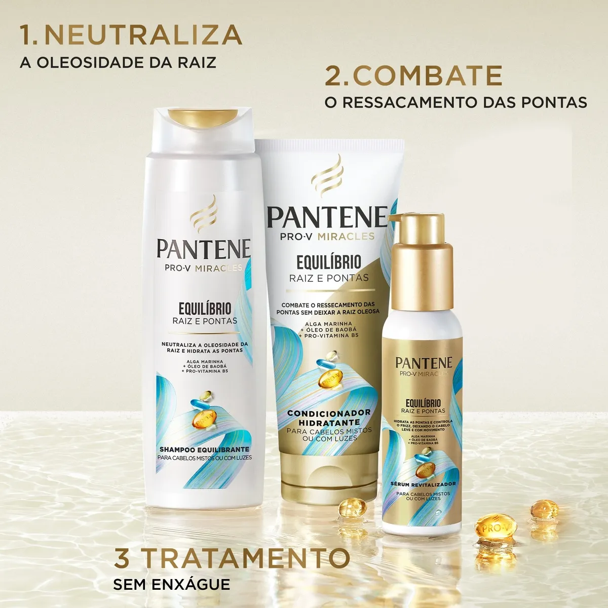 Sérum Revitalizador Pantene Pro-V Miracles Equilíbrio Raiz & Pontas 95ml — foto 7