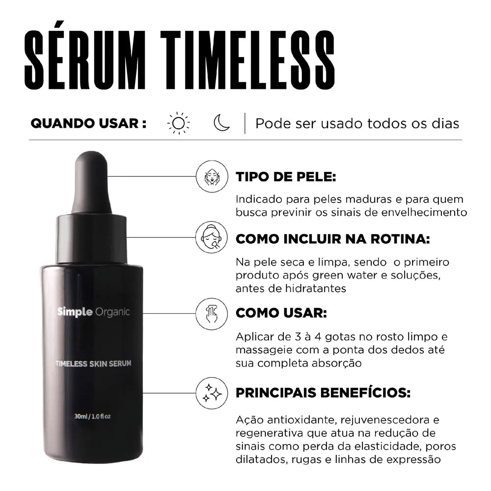 Sérum Timeless Skin Com 30ml — foto 4