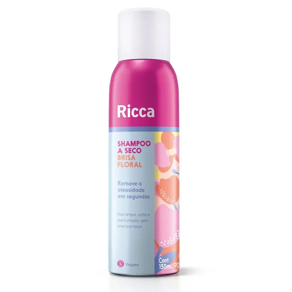 Shampoo A Seco Ricca Brisa Floral 150ml