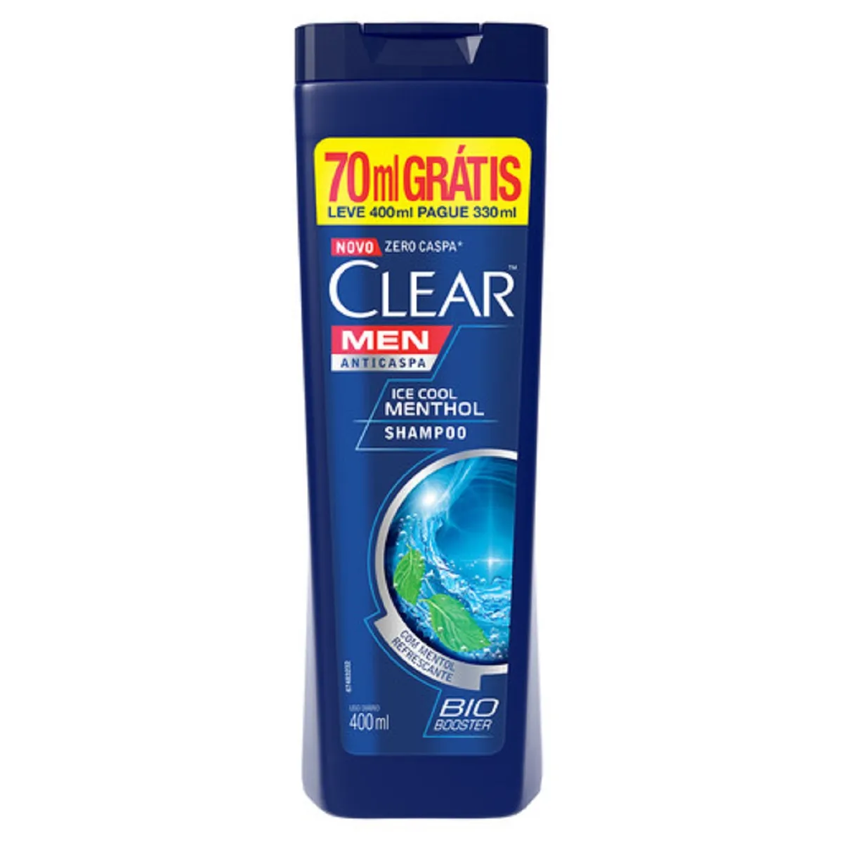 Shampoo Anticaspa Clear Men Ice Cool Menthol 400ml