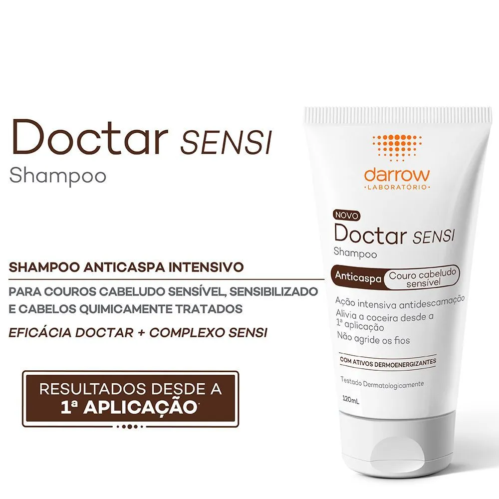 Shampoo Anticaspa Darrow Doctar Sensi Alívio da Coceira 120ml — foto 3
