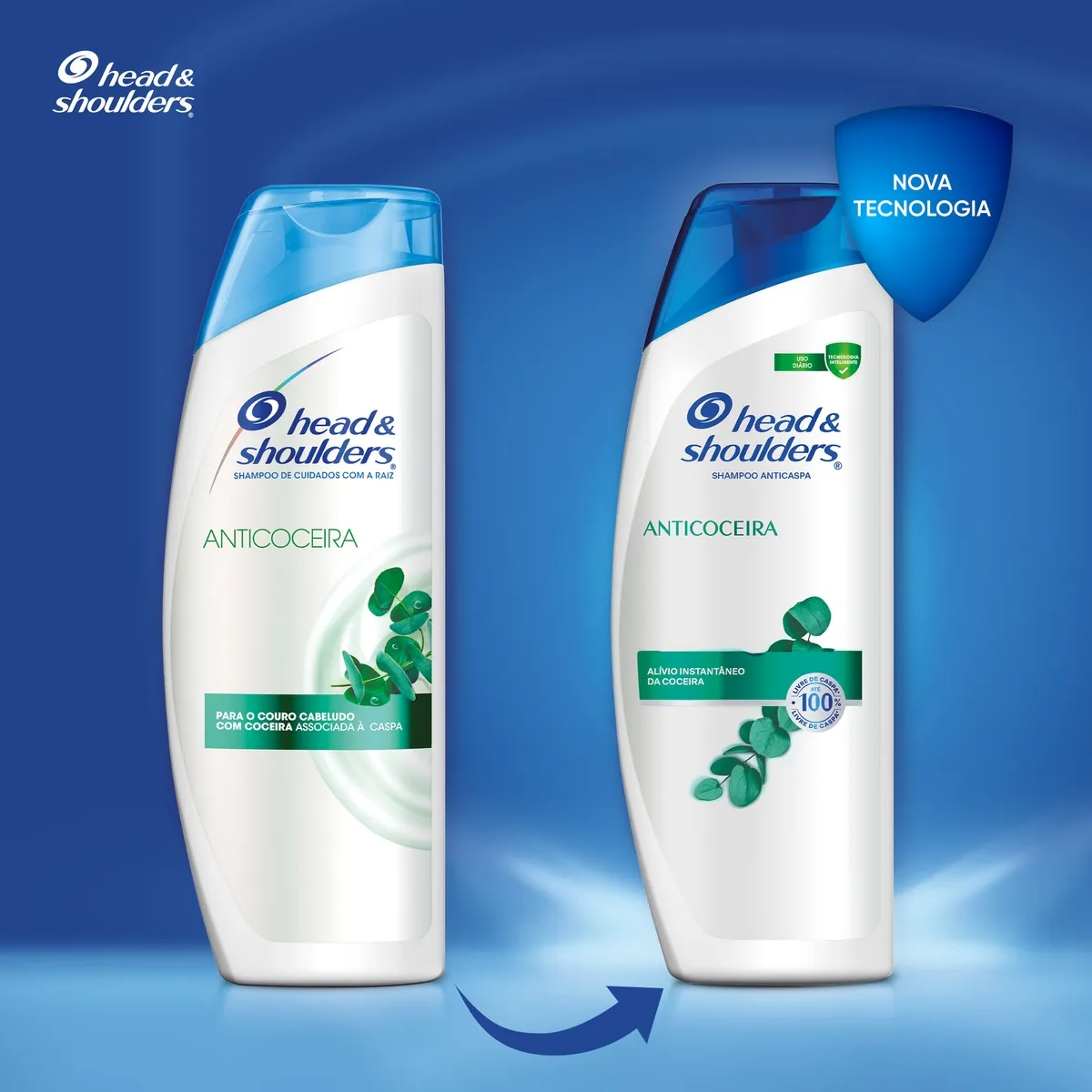 Shampoo Anticaspa Head & Shoulders Anticoceira Eucalipto 400ml — foto 4