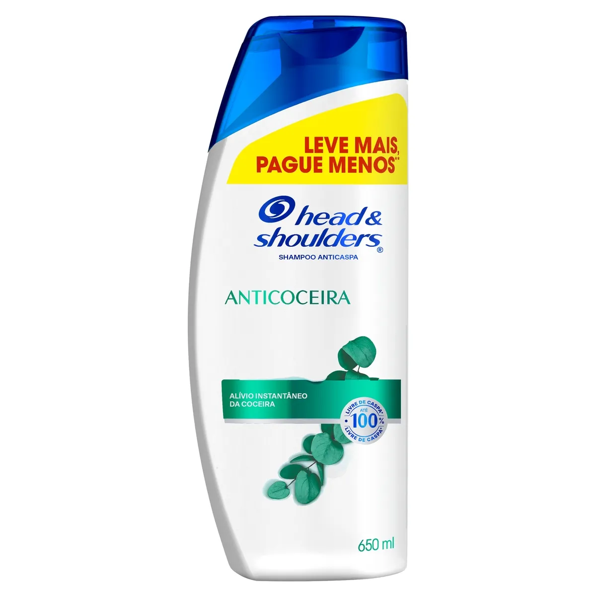 Shampoo Anticaspa Head & Shoulders Anticoceira Eucalipto 650ml — foto 8