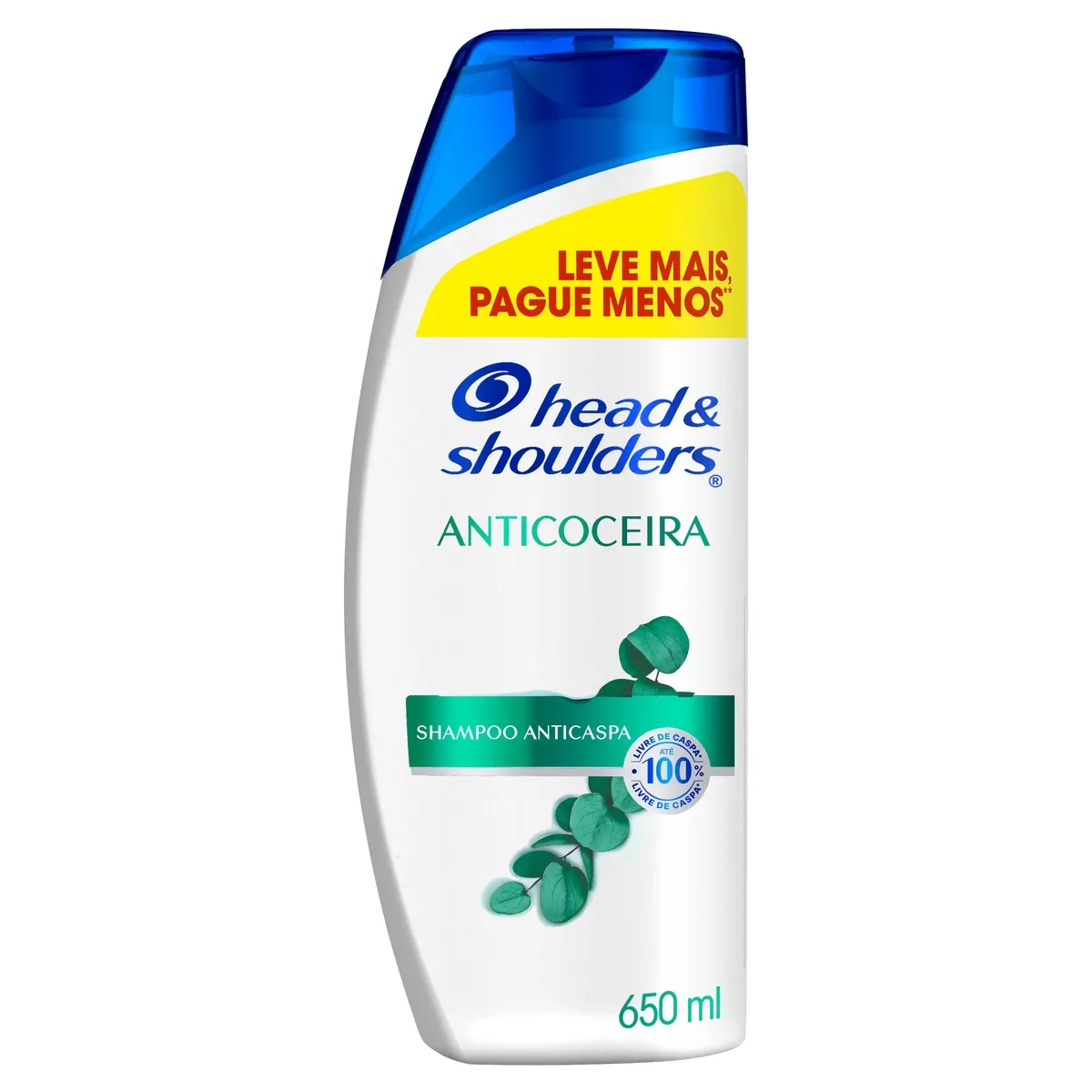 Shampoo Anticaspa Head & Shoulders Anticoceira Eucalipto 650ml
