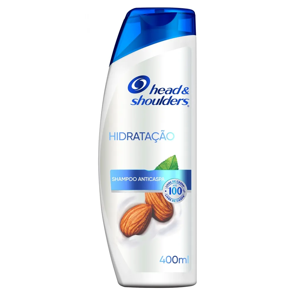 Shampoo Anticaspa Head & Shoulders Hidratação Óleo de Amêndoas 400ml