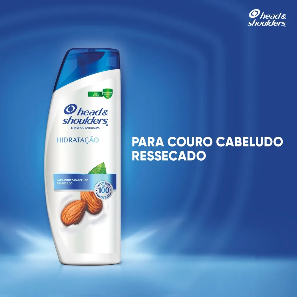 Shampoo Anticaspa Head & Shoulders Hidratação Óleo de Amêndoas 400ml — foto 3