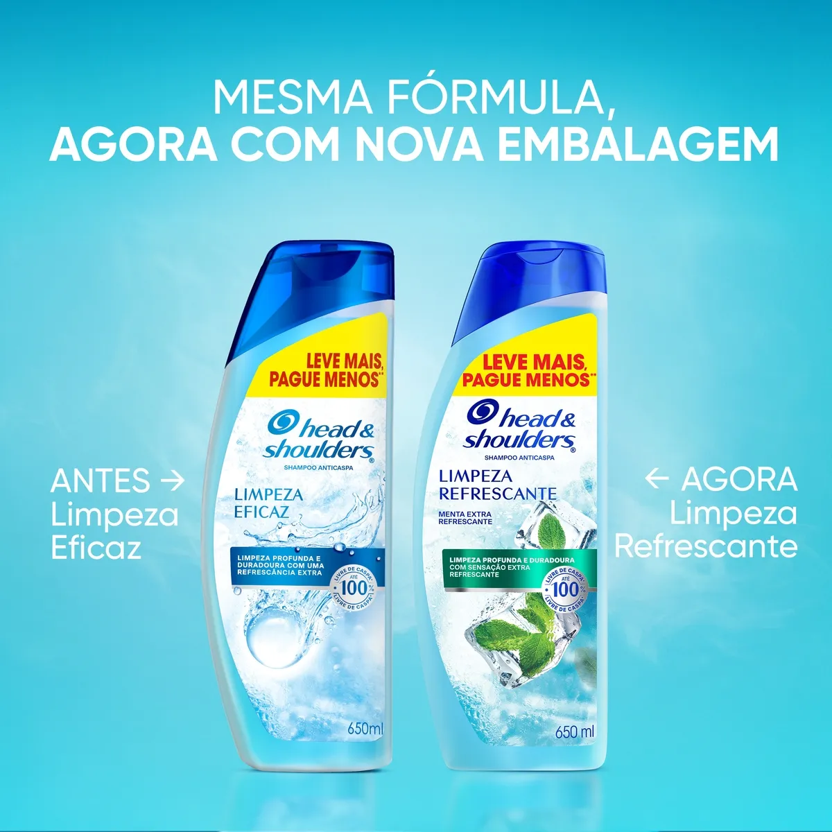 Shampoo Anticaspa Head & Shoulders Limpeza Eficaz 650ml — foto 2