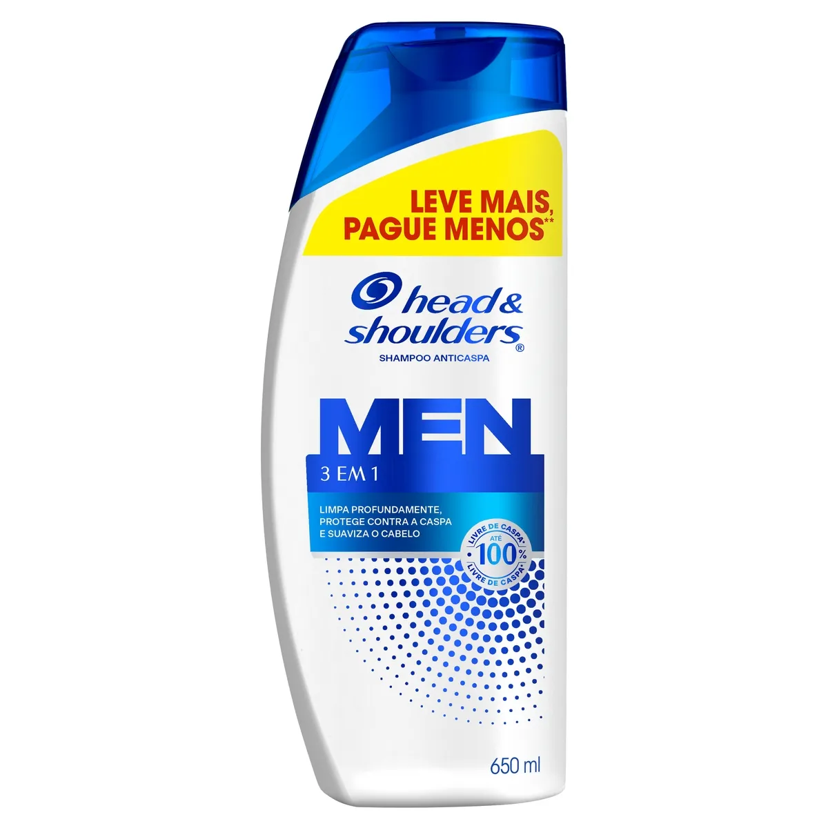 Shampoo Anticaspa Head & Shoulders Men 3 em 1 650ml — foto 8