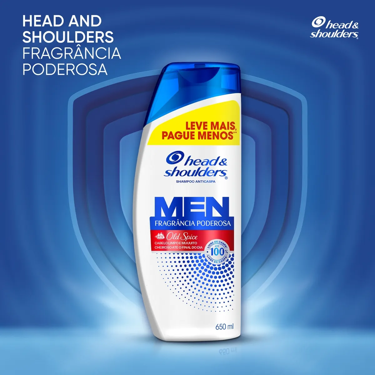 Shampoo Anticaspa Head & Shoulders Men Old Spice 650ml — foto 2