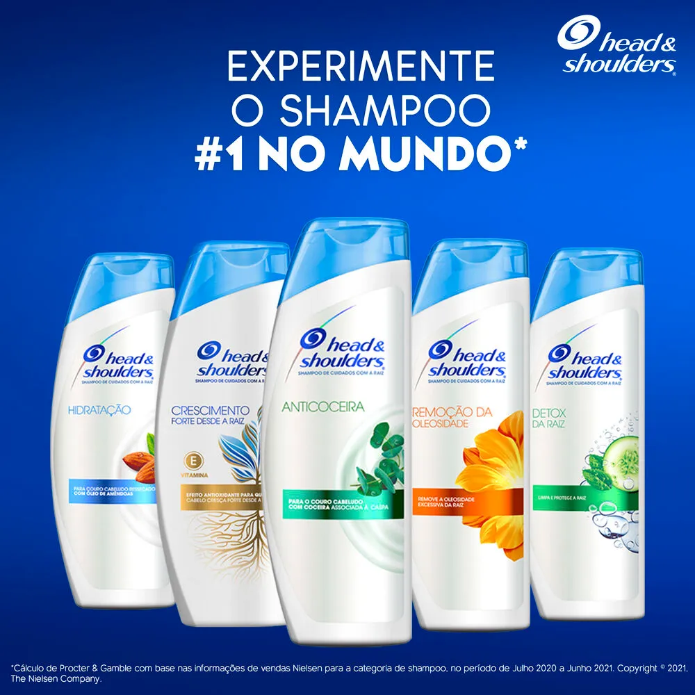 Shampoo Anticaspa Head & Shoulders Remoção da Oleosidade 400ml — foto 7
