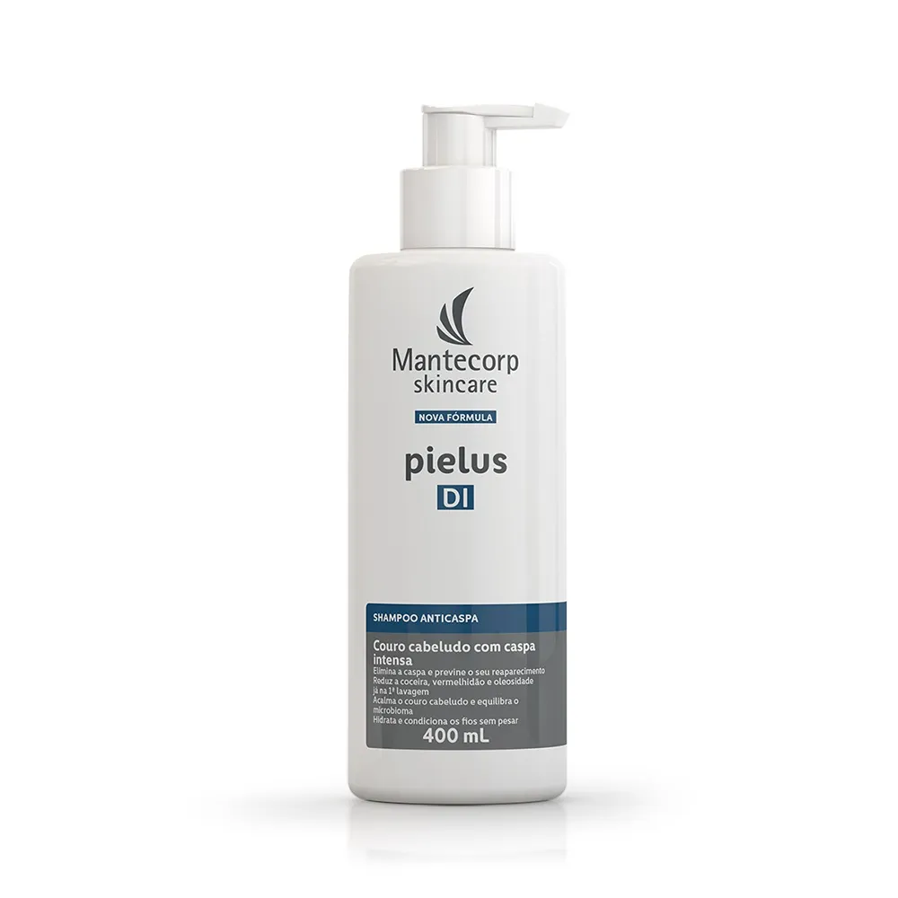 Shampoo Anticaspa Pielus DI Caspa Intensa e Couro Cabeludo Sensível 400ml