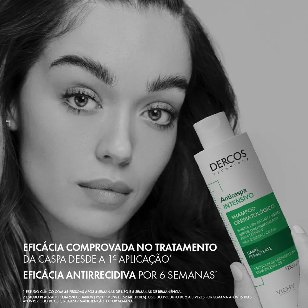 Shampoo Anticaspa Vichy Dercos Dermatológico Cabelos Secos 125ml — foto 7