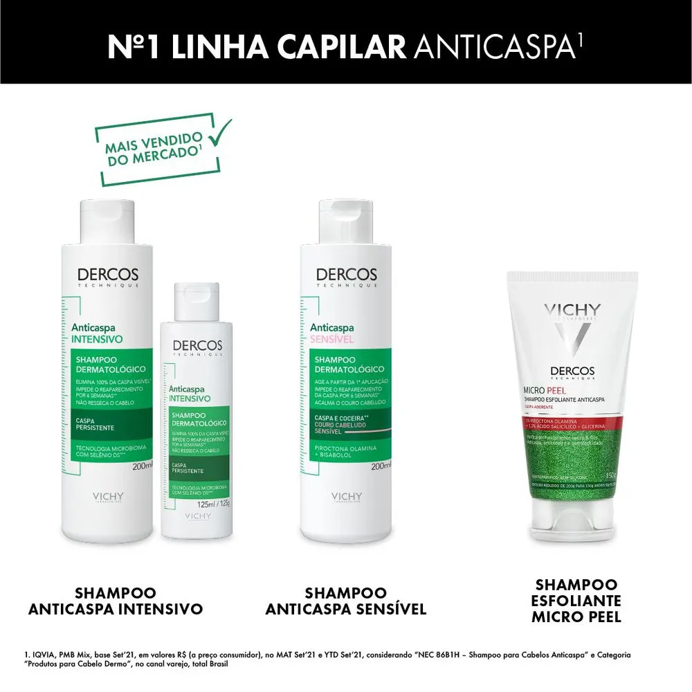 Shampoo Anticaspa Vichy Dercos Dermatológico Cabelos Secos 125ml — foto 11