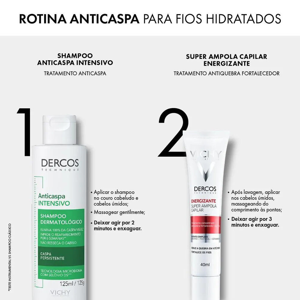 Shampoo Anticaspa Vichy Dercos Dermatológico Cabelos Secos 125ml — foto 12