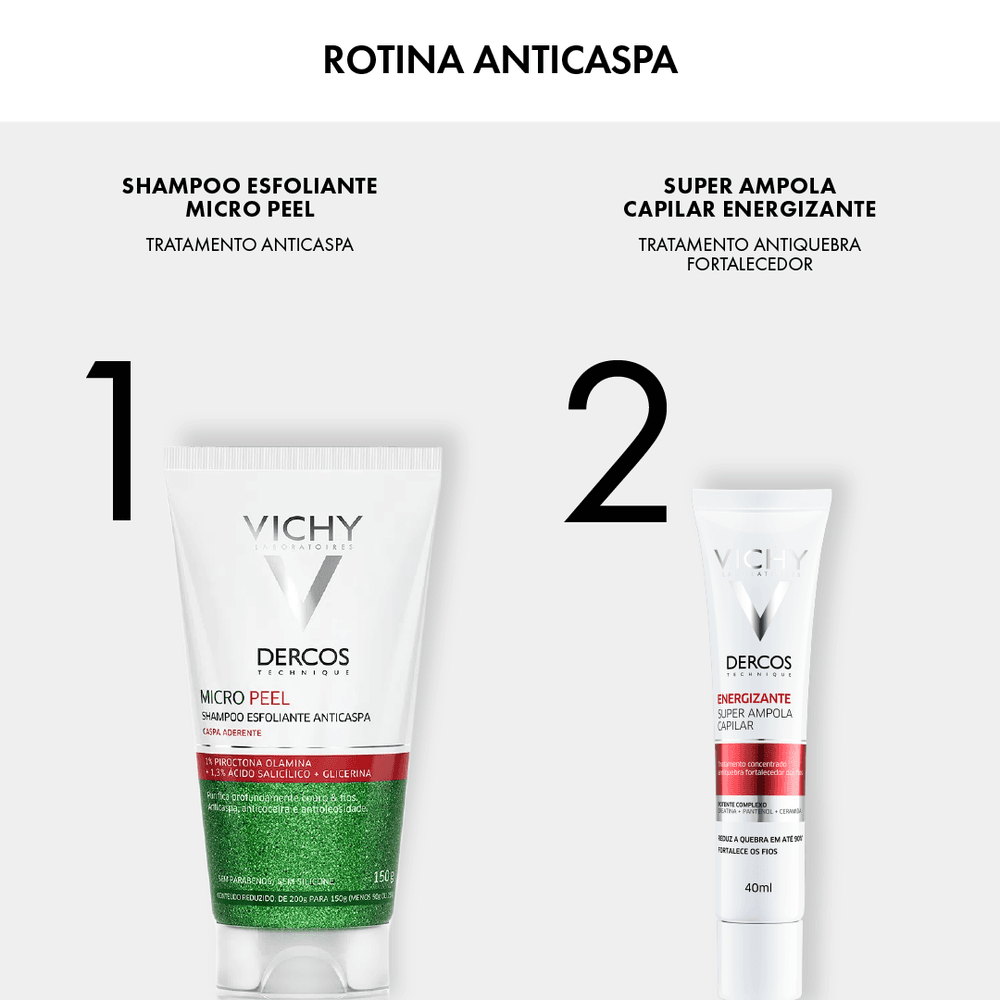 Shampoo Anticaspa Vichy Dercos Micro Peel 150ml — foto 6