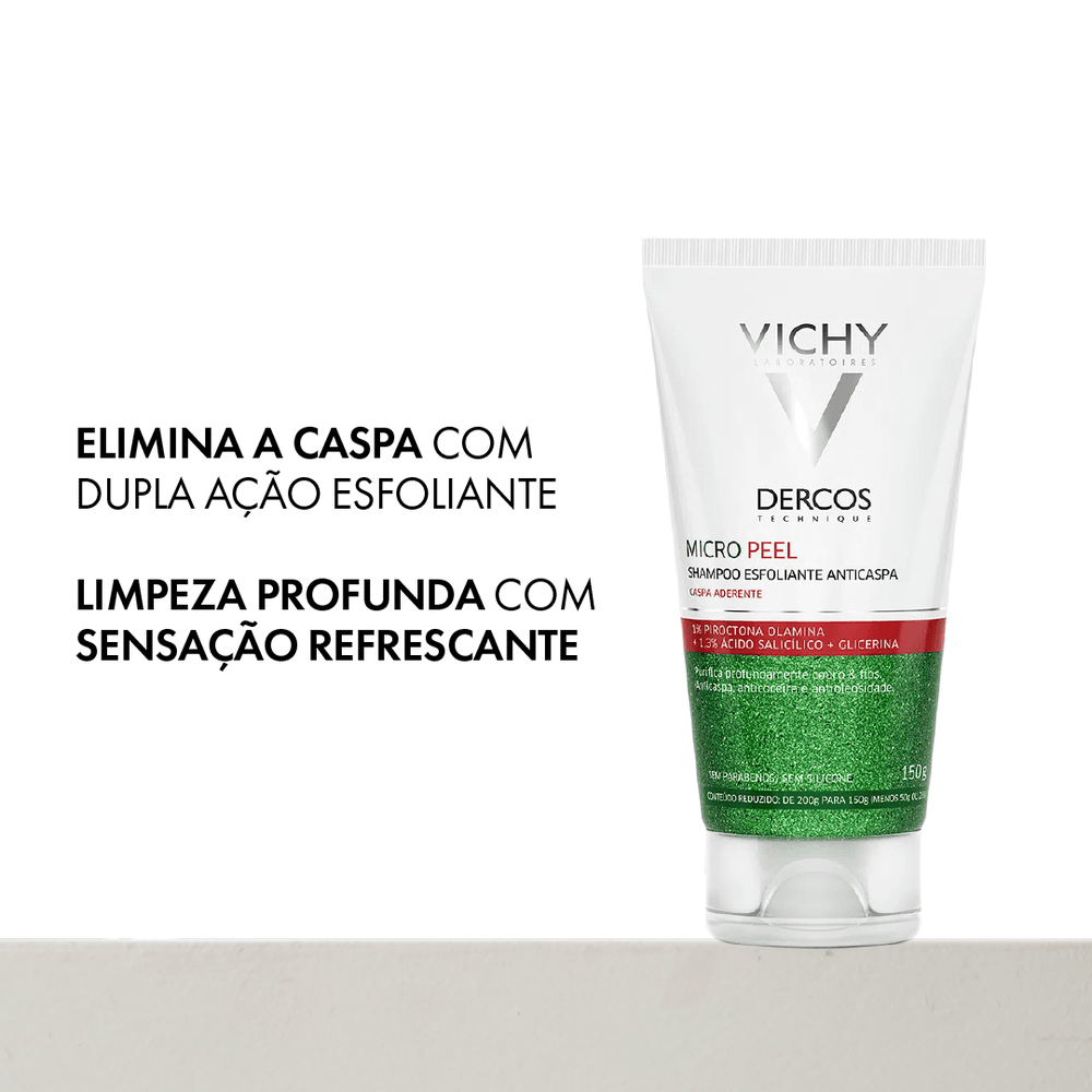 Shampoo Anticaspa Vichy Dercos Micro Peel 150ml — foto 4