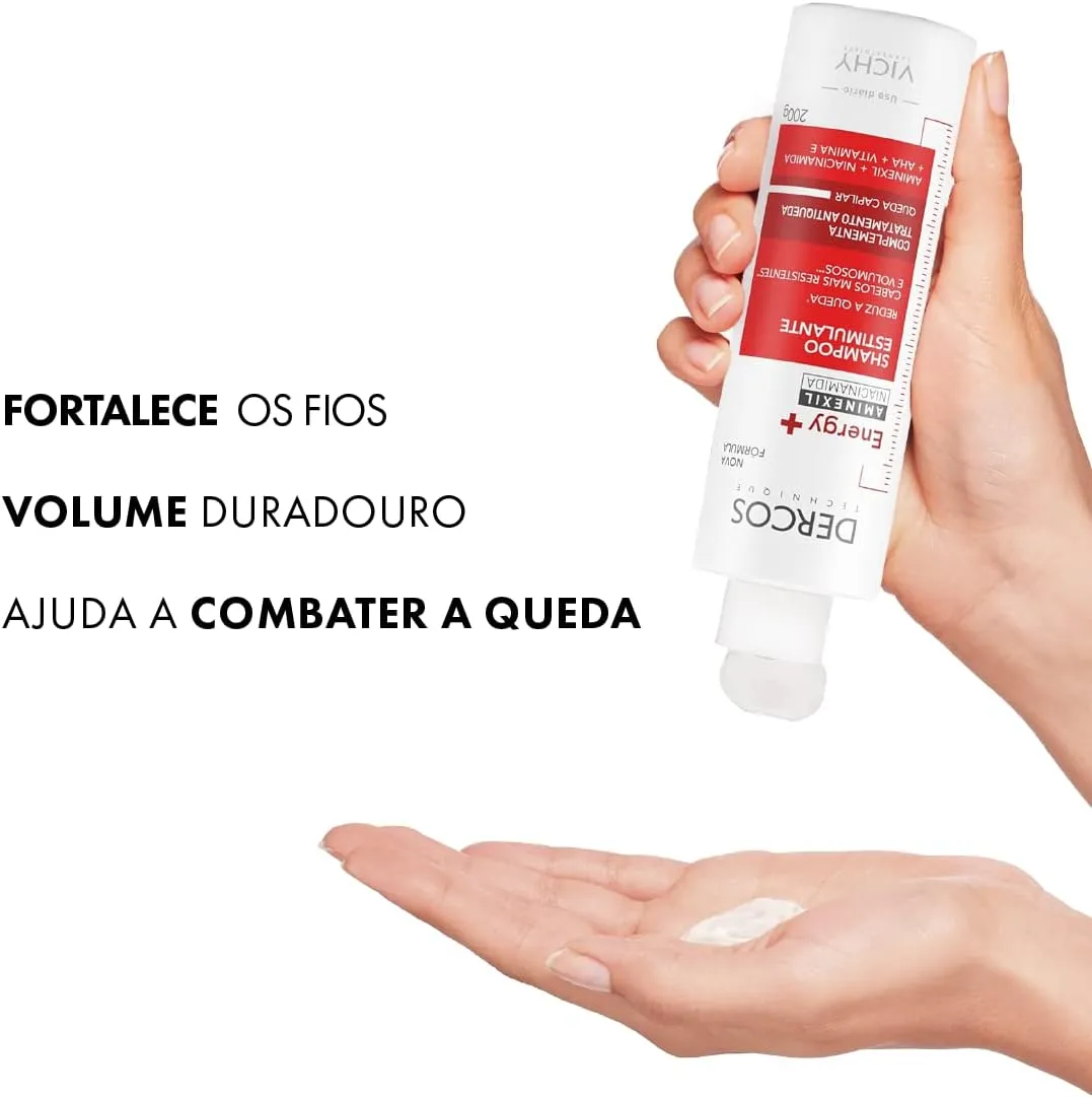 Shampoo Antiqueda Energy+ Dercos Vichy 200g — foto 4
