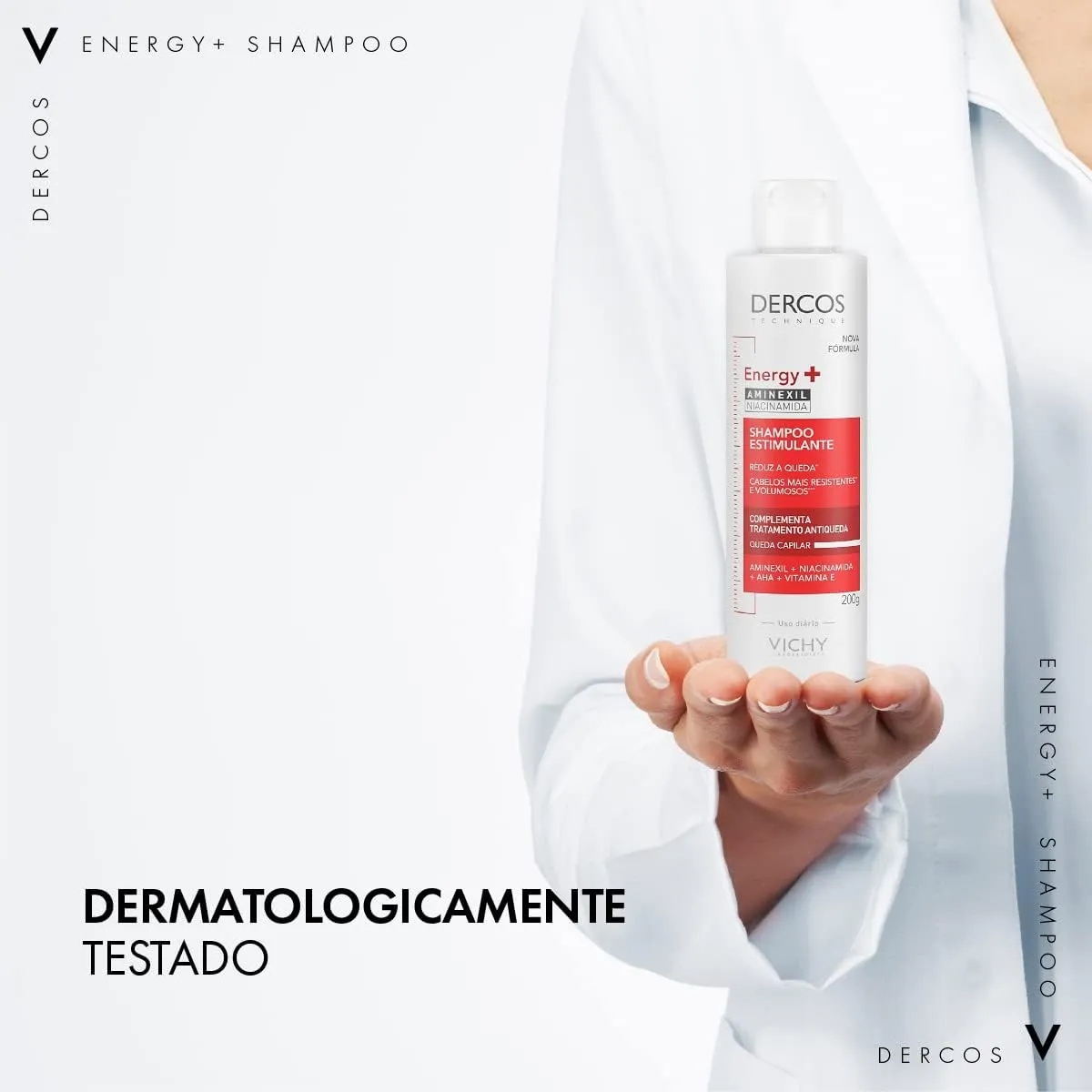 Shampoo Antiqueda Energy+ Dercos Vichy 200g — foto 9
