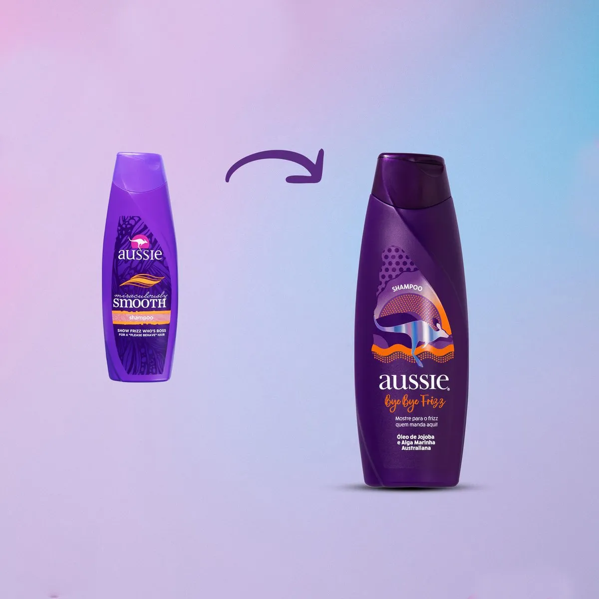 Shampoo Aussie Bye Bye Frizz 180ml — foto 2