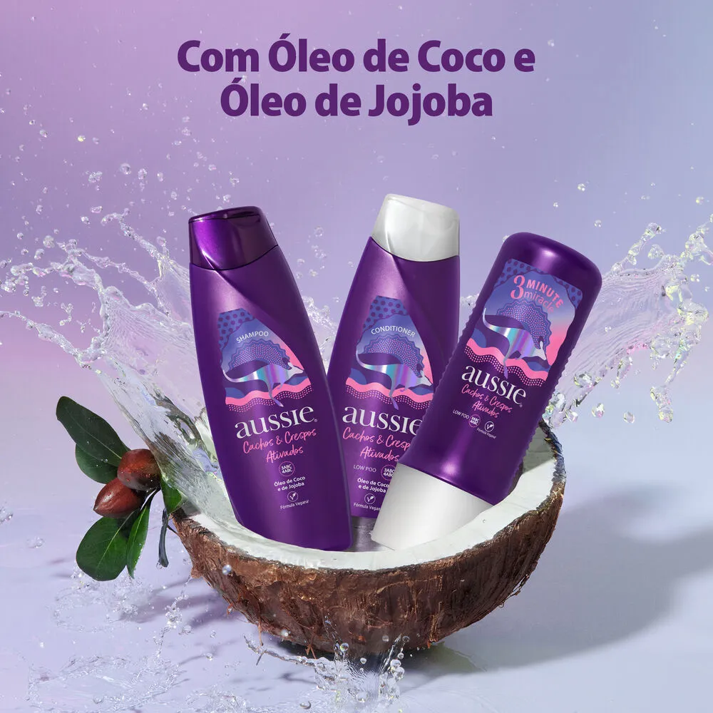 Shampoo Aussie Cachos e Crespos Ativados 360ml — foto 7