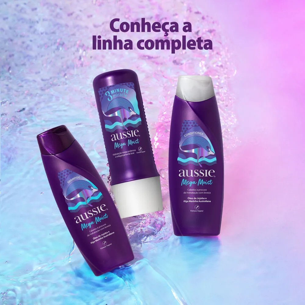 Shampoo Aussie Mega Moist Super Hidratação 360ml — foto 4