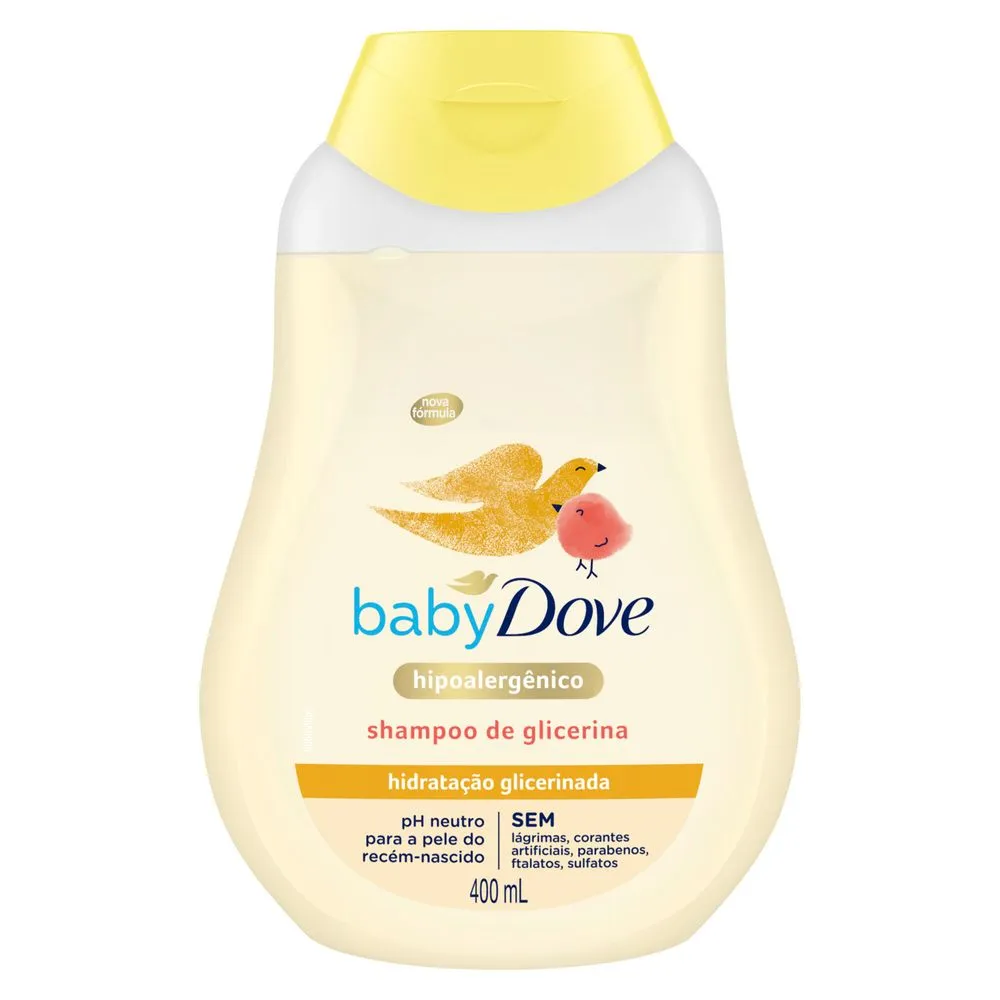 Shampoo de Glicerina Baby Dove Hidratação Glicerinada 400ml — foto 2