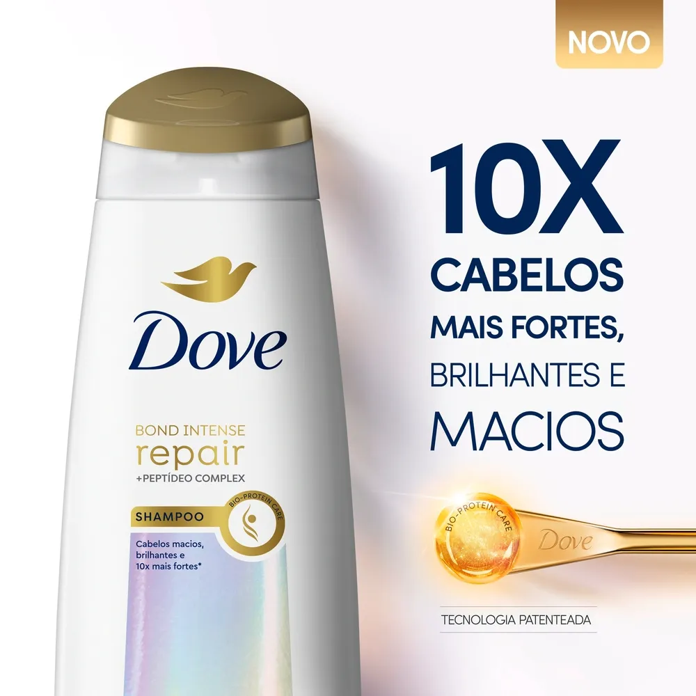 Shampoo Dove Bond Repair + Peptídeo 175ml — foto 5