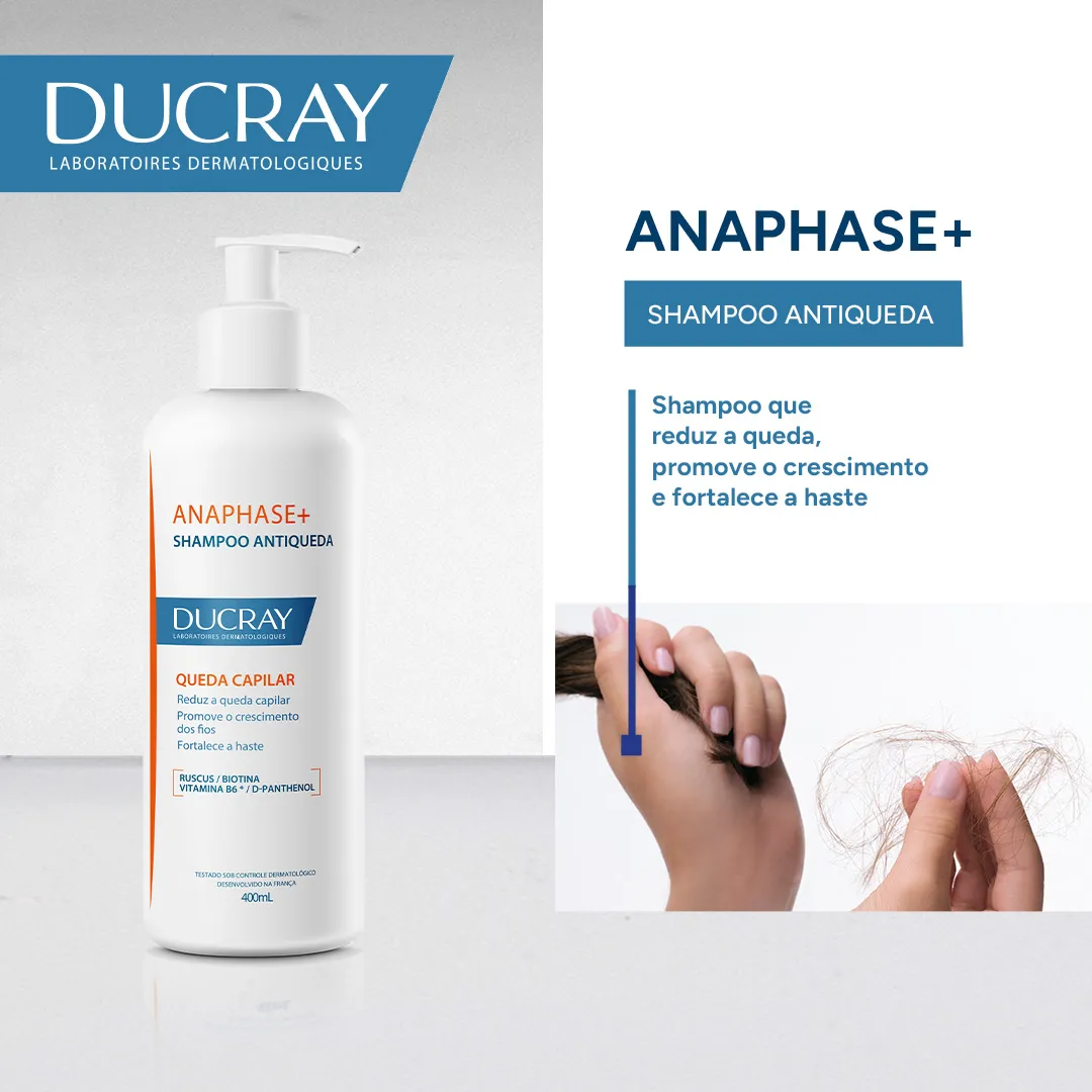 Shampoo Ducray Anaphase+ Queda Capilar 400ml — foto 7