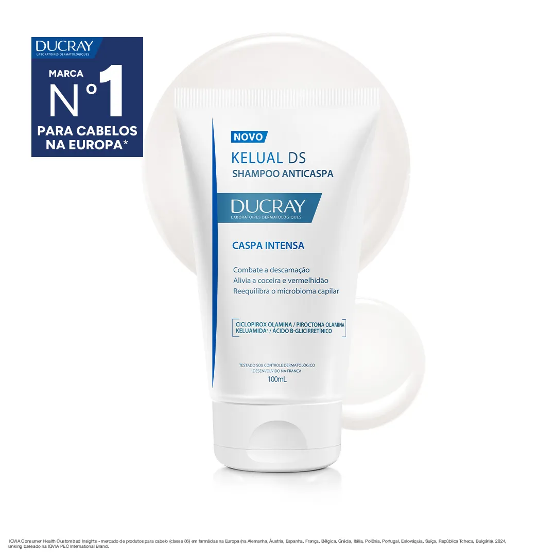 Shampoo Ducray Kelual DS Controle da Dermatite Seborreica e Anticaspa 100ml