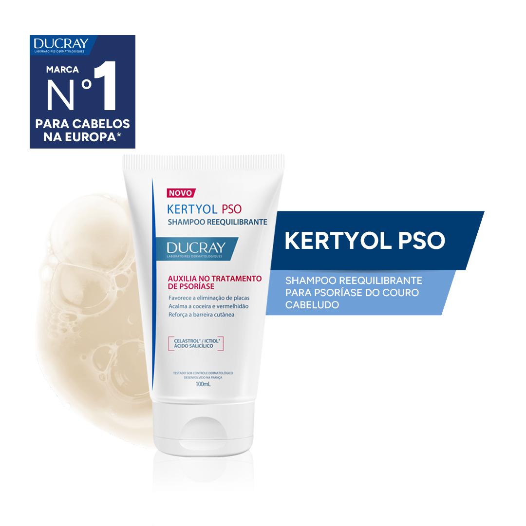 Shampoo Ducray Kertyol P.S.O Tratamento para Psoríase 100ml