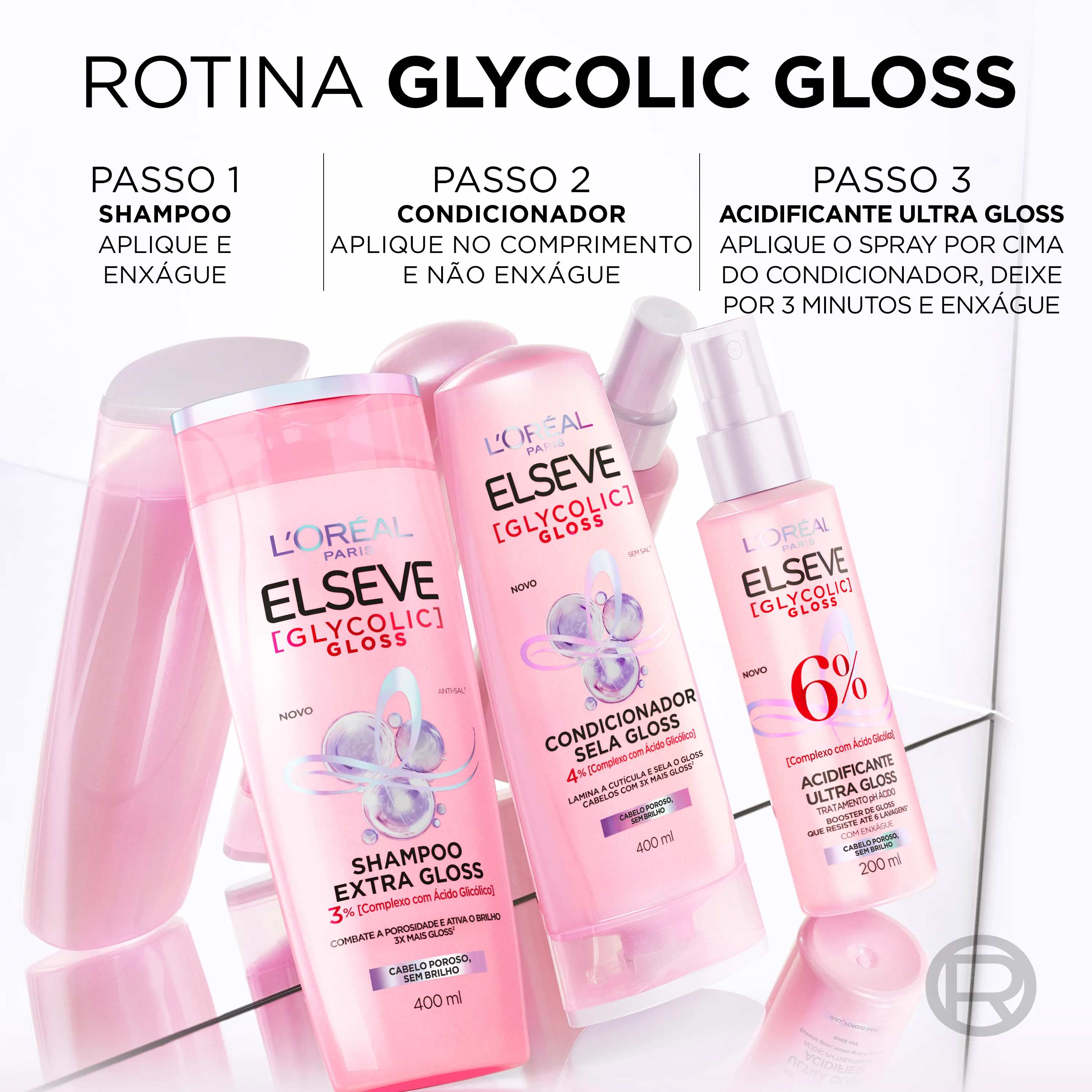 Shampoo Elseve Glycolic Gloss Extra Gloss 200ml — foto 4