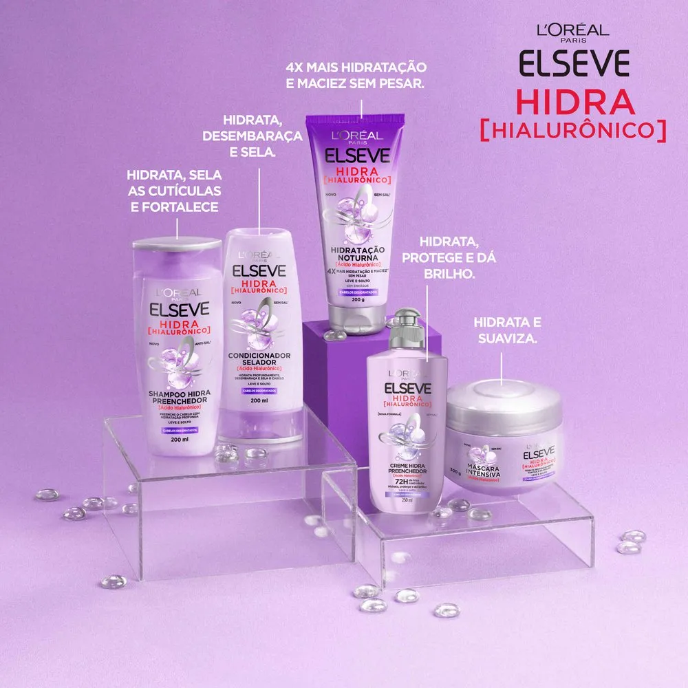Shampoo Elseve Hidra Hialurônico Hidra Preenchedor 400ml — foto 7