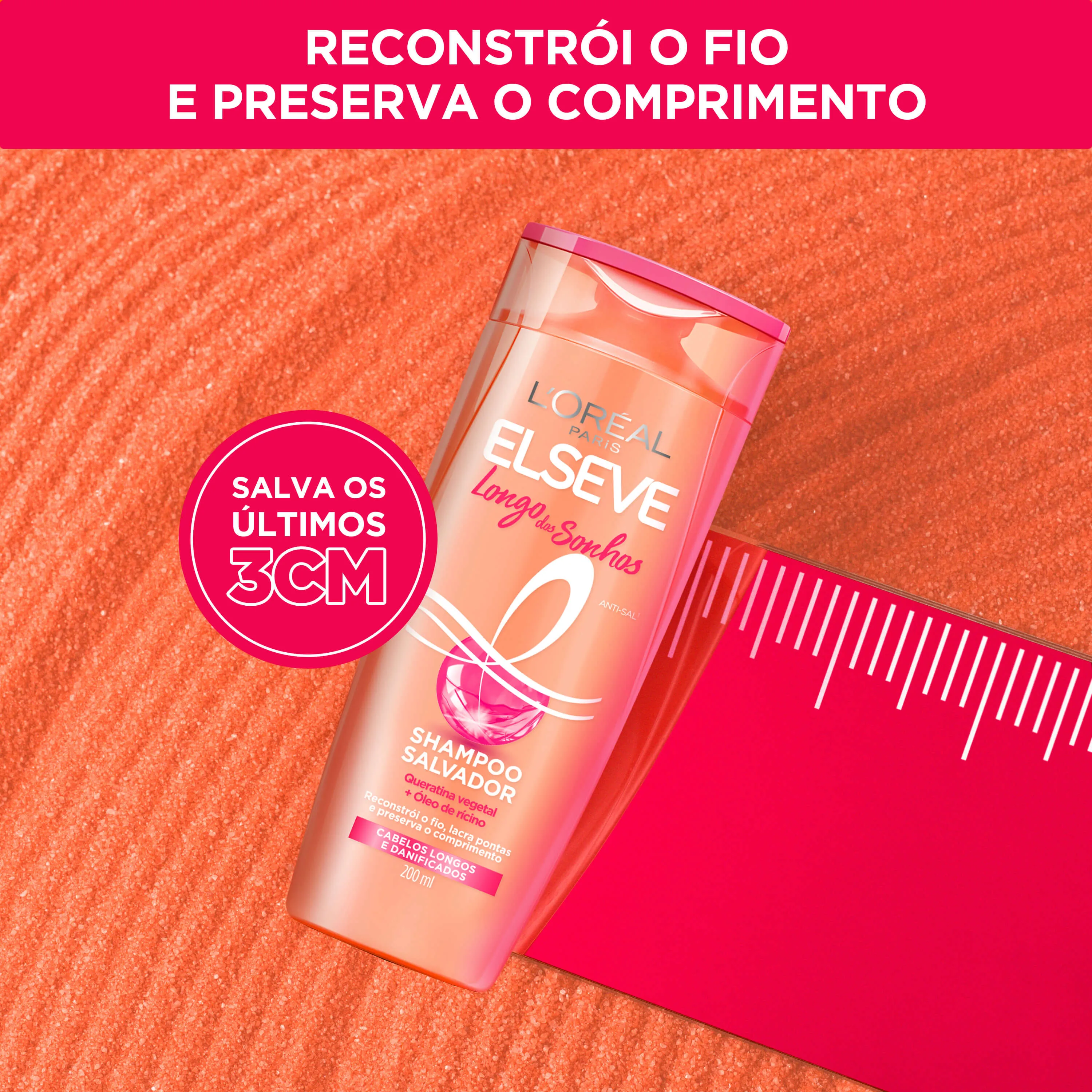 Shampoo Elseve Longo dos Sonhos Salvador 200ml — foto 3